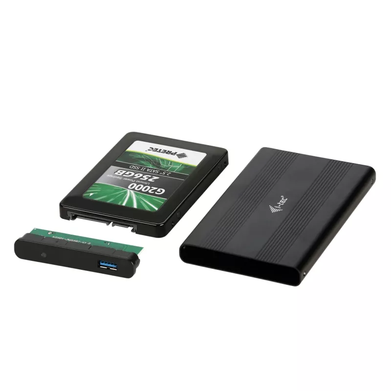 Išorinis HDD/SSD dėklas i-tec Advance MySafe AluBasic 2.5 colio USB 3.0