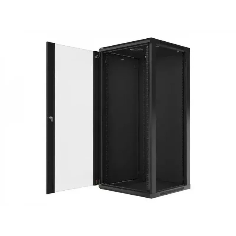 Sieninis stovas Lanberg WF01-6627-10B 27U 19 inch 600x600 mm juodas