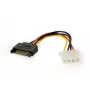 GEMBIRD CC-SATA-PS-M SATA (vyriškas) į Molex (moterišką) maitinimo laidas, 15 cm