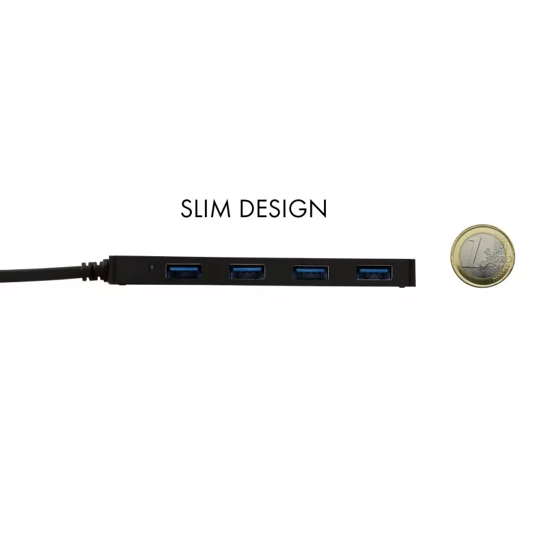 USB šakotuvas i-tec Advance USB 3.0 Slim Passive HUB 4 prievadai