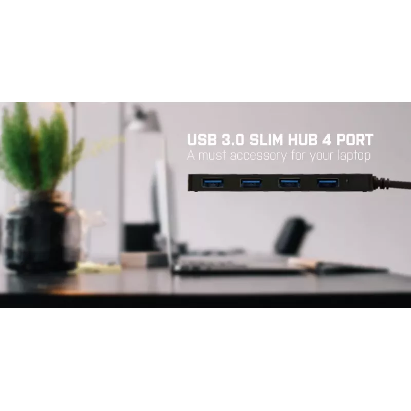 USB šakotuvas i-tec Advance USB 3.0 Slim Passive HUB 4 prievadai