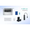 USB šakotuvas i-tec Advance USB 3.0 Slim Passive HUB 4 prievadai