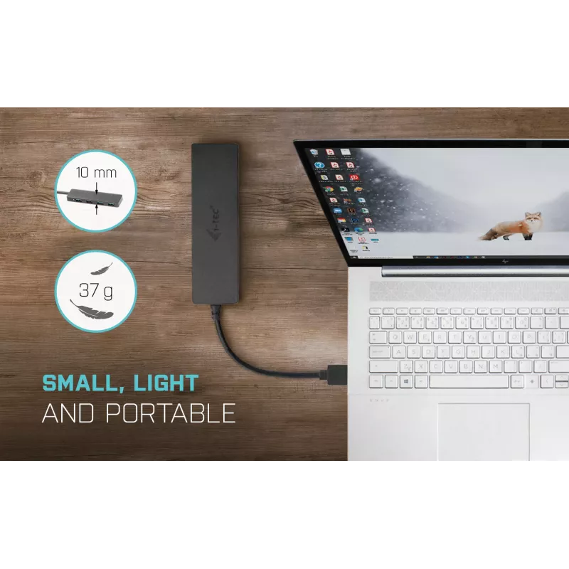 USB šakotuvas i-tec Advance USB 3.0 Slim Passive HUB 4 prievadai