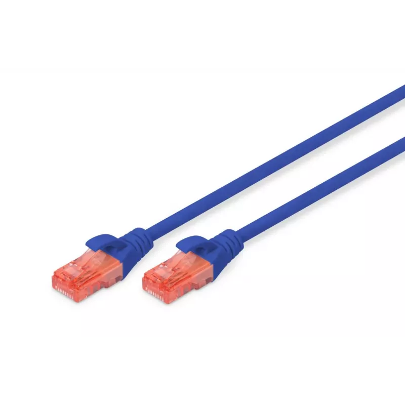 DIGITUS Professional Patch laidas - CAT6 - U/UTP - Snagless - 2m - Mėlynas