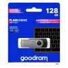 USB atmintukas GOODRAM UTS3 128 GB USB Type-A 3.2 Gen 1, juodas, 60 MB/s skaitymas, 20 MB/s rašymas