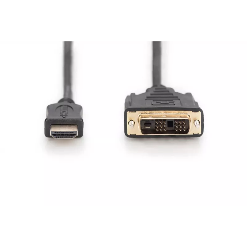 DIGITUS ASSMANN HDMI adapterinis laidas, tipas A-DVI(18+1) M/M, 2m Full HD juodas