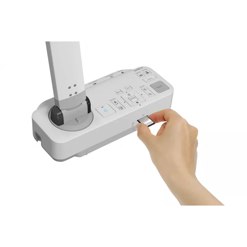 Epson ELPDC13 dokumentų kamera, balta, 25.4 / 2.7 mm (1 / 2.7 inch) CMOS, USB 1.1