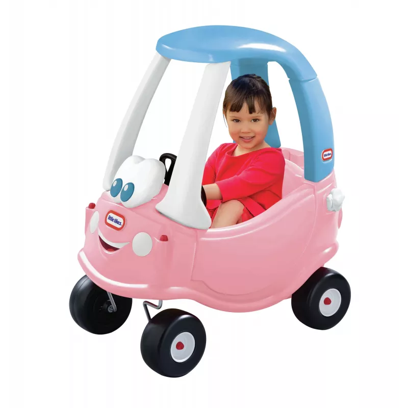 Vaikiškas automobilėlis Little Tikes Cozy Coupe Princess, stumiamas, 1,5–5 m., 4 ratai, plastikas, mėlyna/rožinė/balta
