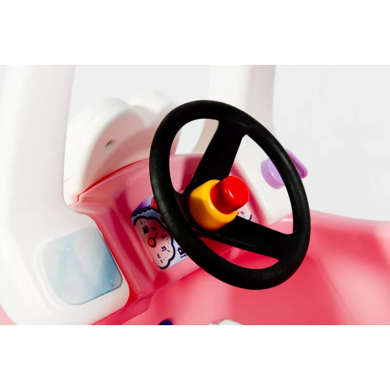 Vaikiškas automobilėlis Little Tikes Cozy Coupe Princess, stumiamas, 1,5–5 m., 4 ratai, plastikas, mėlyna/rožinė/balta