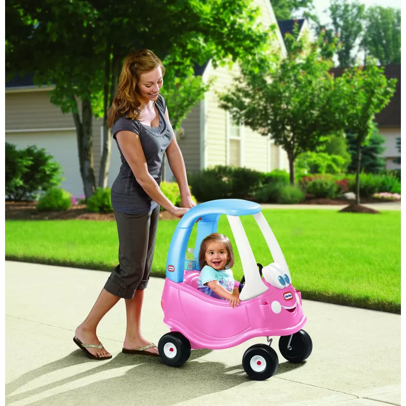 Vaikiškas automobilėlis Little Tikes Cozy Coupe Princess, stumiamas, 1,5–5 m., 4 ratai, plastikas, mėlyna/rožinė/balta