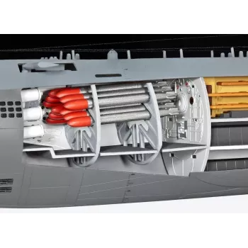 Povandeninio laivo modelis Revell U-Boot Typ XXI U 2540 & Interieur