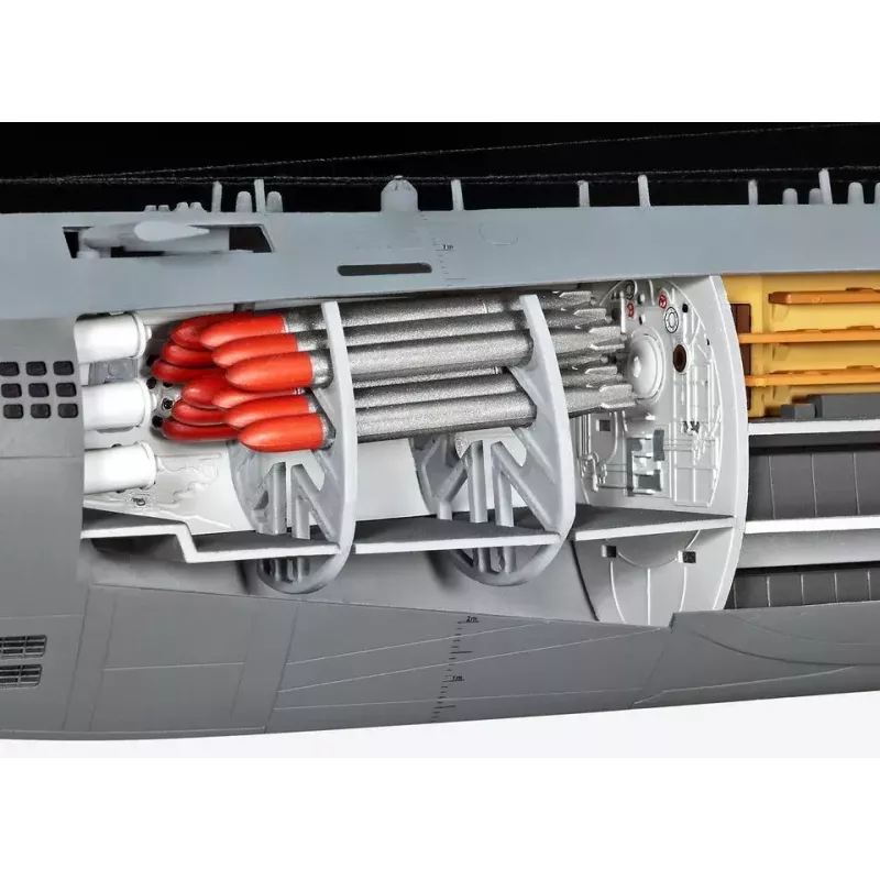 Povandeninio laivo modelis Revell U-Boot Typ XXI U 2540 & Interieur