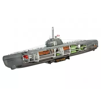 Povandeninio laivo modelis Revell U-Boot Typ XXI U 2540 & Interieur