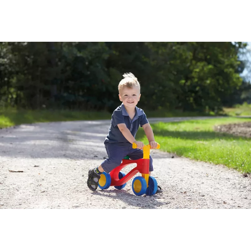 Lena My First Scooter įvairiaspalvis, 1,5 metų, 4 ratai, mėlyna, žalia, oranžinė, raudona