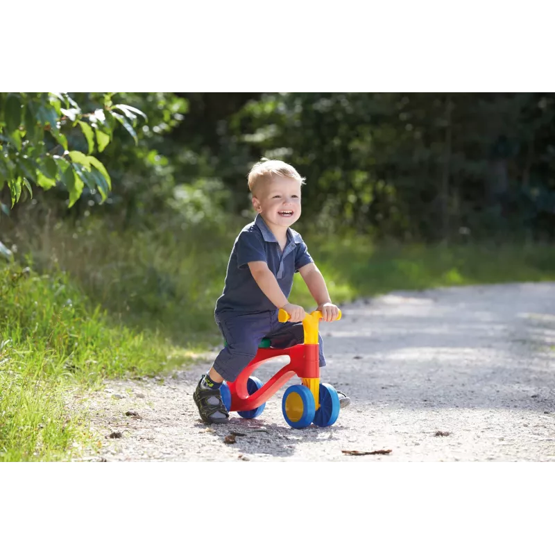 Lena My First Scooter įvairiaspalvis, 1,5 metų, 4 ratai, mėlyna, žalia, oranžinė, raudona