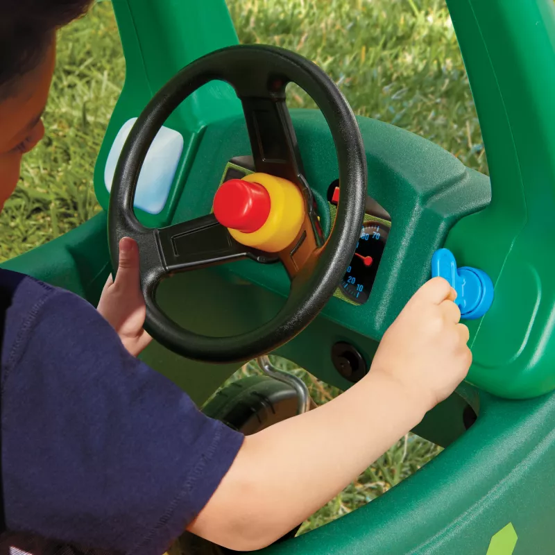 Little Tikes Cozy Coupe Dino vaikiškas automobilis, stumiamas, 1,5–5 m., 4 ratai, plastikas, juoda/žalia