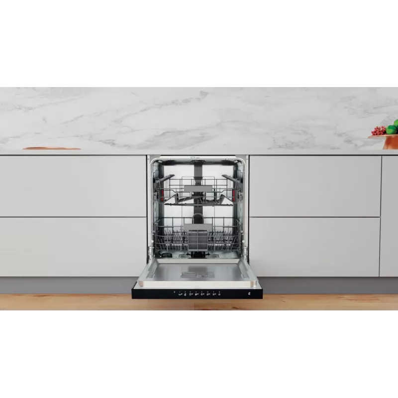 Whirlpool WBC3C26B Pusiau įmontuojama indaplovė 14 komplektų