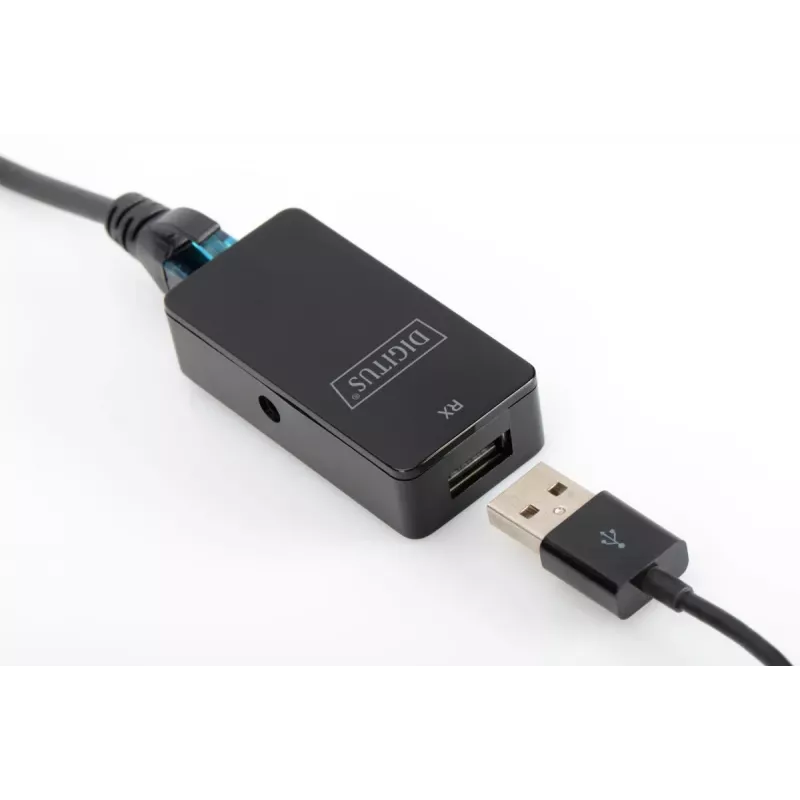 DIGITUS USB 2.0 ilgintuvas per Cat5/5e/6 (UTP, STP arba SFT) kabelį iki 50 m