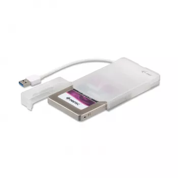 Išorinis HDD/SSD dėklas i-tec MySafe USB 3.0 Easy 2.5 colio – Baltas