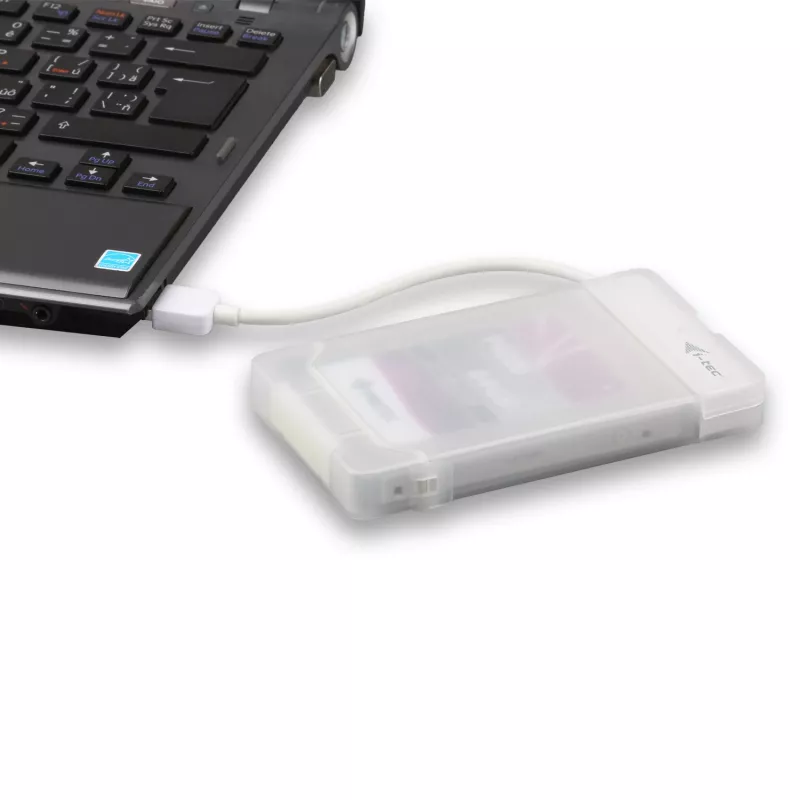 Išorinis HDD/SSD dėklas i-tec MySafe USB 3.0 Easy 2.5 colio – Baltas
