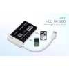 Išorinis HDD/SSD dėklas i-tec MySafe USB 3.0 Easy 2.5 colio – Baltas