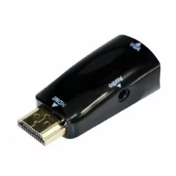 Gembird A-HDMI-VGA-02 HDMI į VGA adapteris su garso išvestimi, juodas