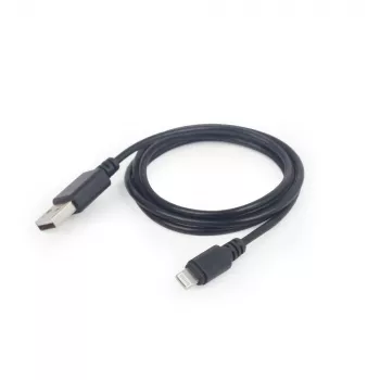 Gembird CC-USB2-AMLM-2M USB į Apple Lightning sinchronizavimo ir įkrovimo laidas, 2 m, juodas