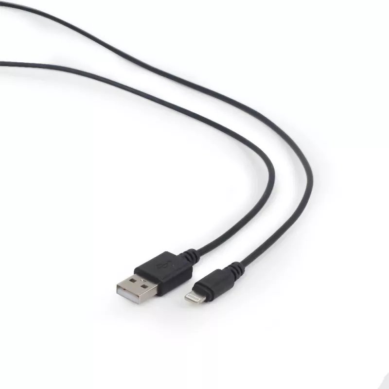 Gembird CC-USB2-AMLM-2M USB į Apple Lightning sinchronizavimo ir įkrovimo laidas, 2 m, juodas