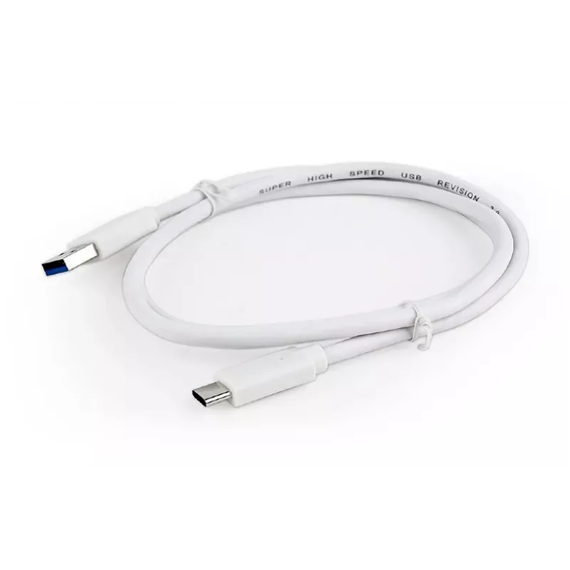 Gembird USB 3.0 AM – Type-C laidas (AM/CM) 1 m – Baltas