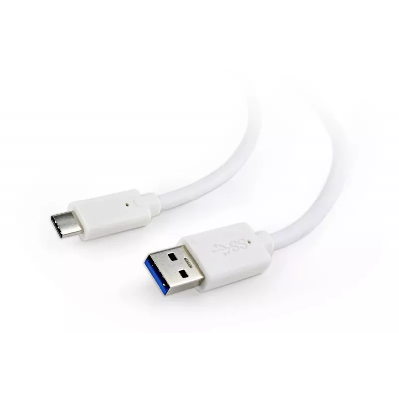 Gembird USB 3.0 AM – Type-C laidas (AM/CM) 1 m – Baltas