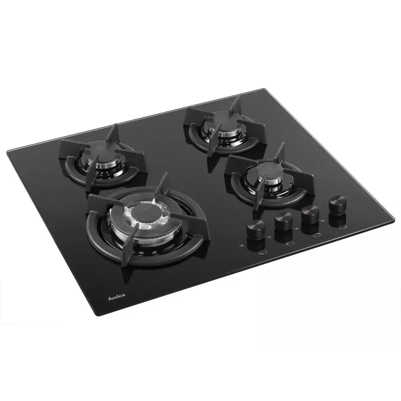 Įmontuojama dujinė kaitlentė Amica PG6411SR, 4 zonos, mechaninis valdymas