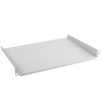 Rack lentyna LANBERG AK-1008-S, 1U, 19 colių (482,6 mm) plotis, 315 mm gylis, pilka, 20 kg talpa