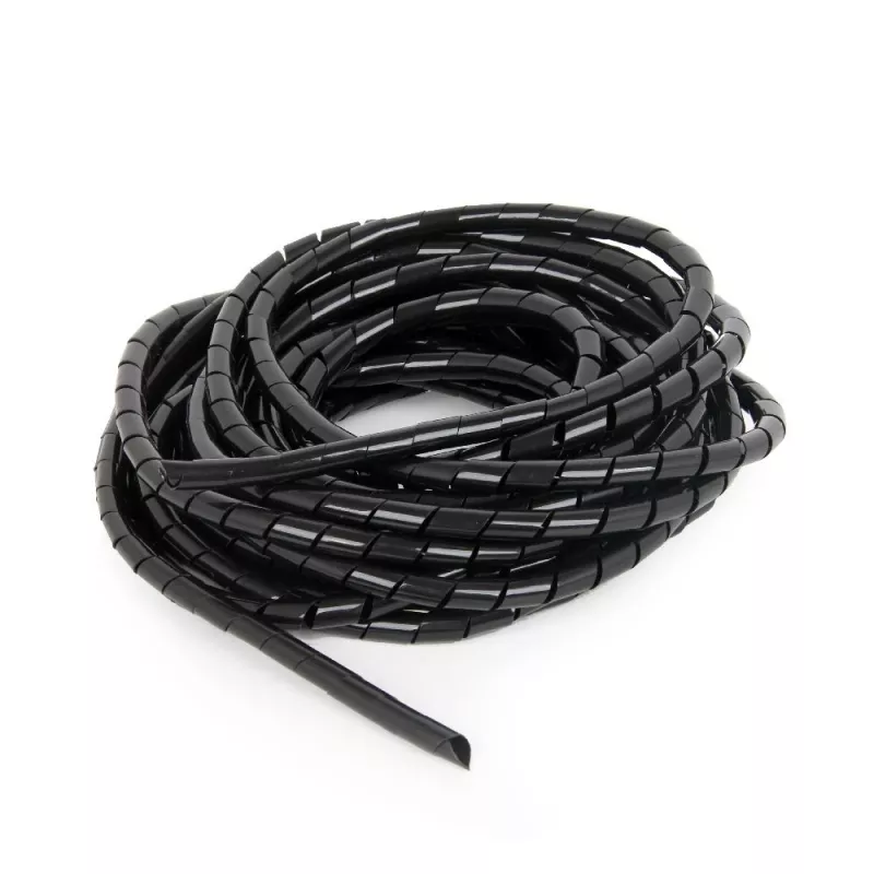 GEMBIRD 12mm spiralinis kabelių apvyniojimas, 10m - Juoda