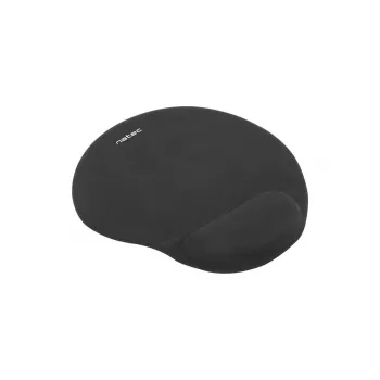 Pelėdė NATEC Marmot Black su gelio riešo atrama, audinio paviršius 245×225×22 mm