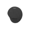 Pelėdė NATEC Marmot Black su gelio riešo atrama, audinio paviršius 245×225×22 mm