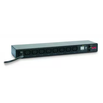 APC NetShelter Switched Rack PDU, 1U, 1F, 2.3kW 230V 10A arba 2.5kW 208V 12A, 8 C13 lizdai, C14 laidas