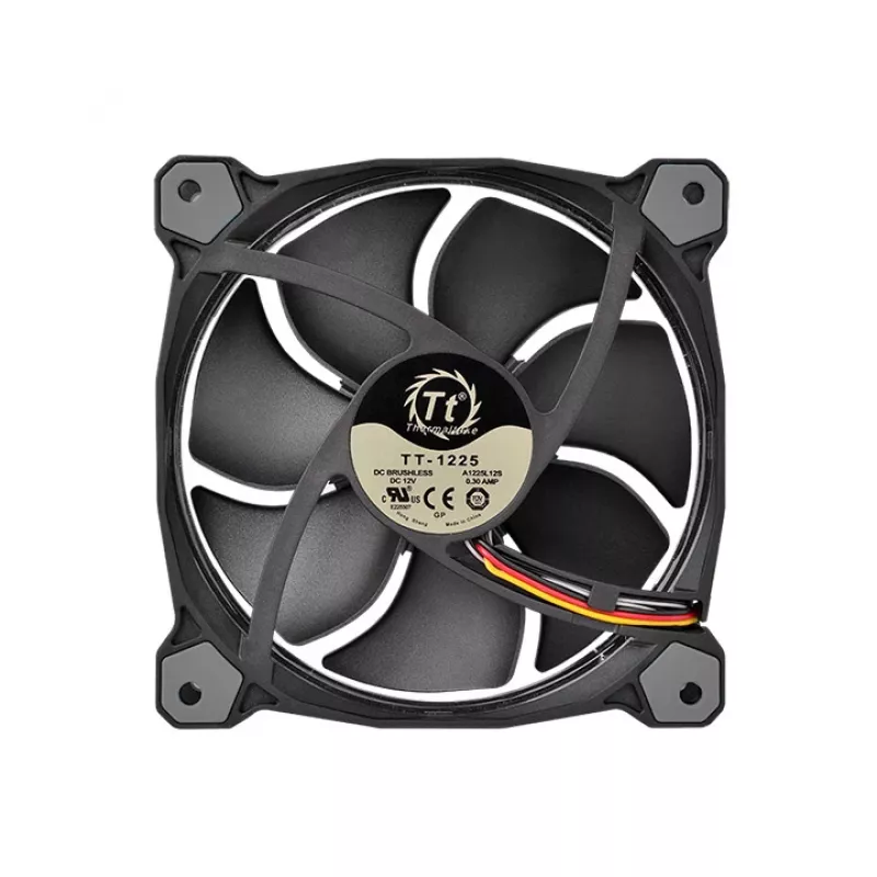 THERMALTAKE Riing 12 LED RGB 256 spalvų didelio statinio slėgio LED radiatoriaus ventiliatorius (3 ventiliatorių rinkinys)