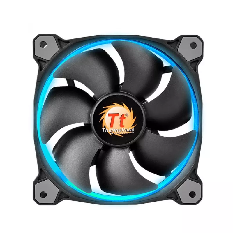 THERMALTAKE Riing 12 LED RGB 256 spalvų didelio statinio slėgio LED radiatoriaus ventiliatorius (3 ventiliatorių rinkinys)