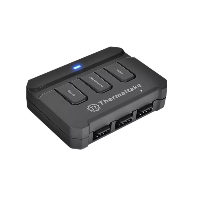 THERMALTAKE Riing 12 LED RGB 256 spalvų didelio statinio slėgio LED radiatoriaus ventiliatorius (3 ventiliatorių rinkinys)