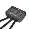 THERMALTAKE Riing 12 LED RGB 256 spalvų didelio statinio slėgio LED radiatoriaus ventiliatorius (3 ventiliatorių rinkinys)