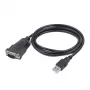 GEMBIRD USB į DB9M RS232 PL2303TA keitiklis juodas - 1,5 m