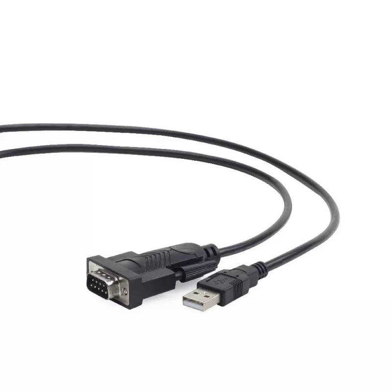 GEMBIRD USB į DB9M RS232 PL2303TA keitiklis juodas - 1,5 m