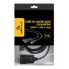 GEMBIRD USB į DB9M RS232 PL2303TA keitiklis juodas - 1,5 m