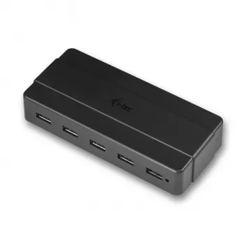 i-tec USB 3.0 įkrovimo šakotuvas 7 prievadai, maitinimo adapteris, USB 3.2 Gen 1 Type-B