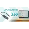 i-tec Metal USB-C HUB 3 prievadai + Gigabit Ethernet adapteris