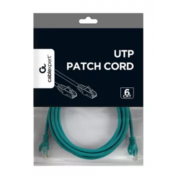 Tinklo kabelis Gembird PP6U-3M RJ-45 Cat6 3 m Žalia