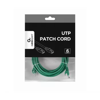 Gembird PP6U-5M/G Patch Laidas - CAT6 - UTP - 5m - Žalia