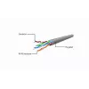 Gembird PP6U-0.25M/R jungiamasis kabelis CAT6 UTP 0,25 m raudonas