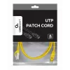 Gembird Patch Cable - CAT6 - UTP - 50cm - Geltona