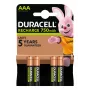 Duracell AAA (4 vnt.) Įkraunama baterija Nikelio-metalo hidrido (NiMH)